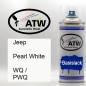 Preview: Jeep, Pearl White, WQ / PWQ: 400ml Sprühdose, von ATW Autoteile West.
